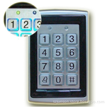 Multi-Function Keypad for Single Door With Noctilucence